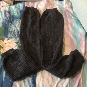 Grey American apparel leg warmers RARE